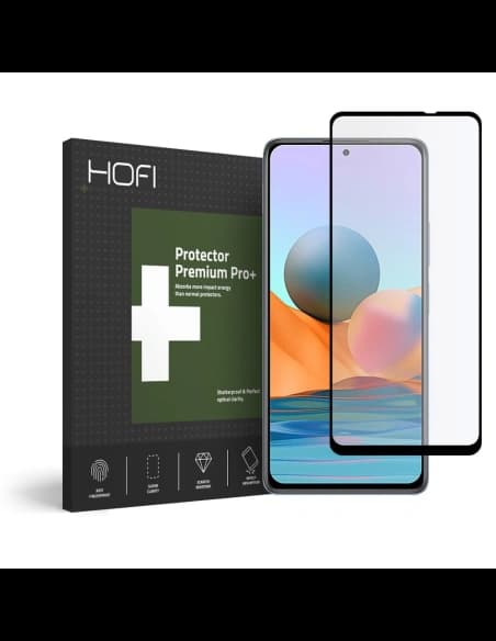 Gehärtetes Glas Hofi Glass Pro+ Redmi Note 10 Pro Schwarz