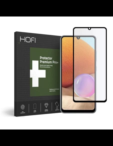 Gehärtetes Glas Hofi Glass Pro+ Samsung Galaxy A32 LTE Schwarz