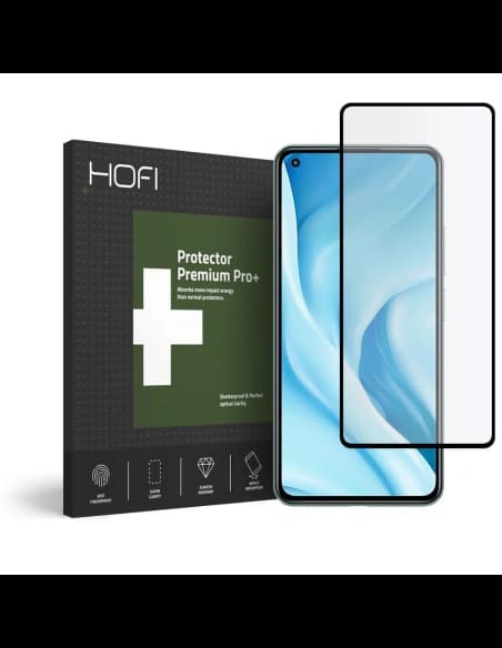Gehärtetes Glas Hofi Glass Pro+ Xiaomi Mi 11 Lite/NE/5G Schwarz