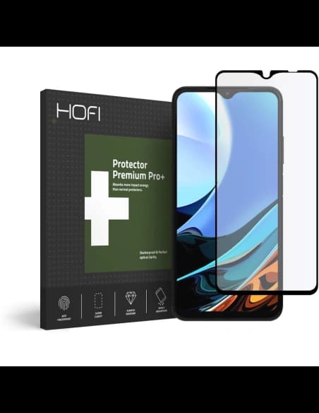 Edzett üveg Hofi Glass Pro+ Redmi 9T Fekete