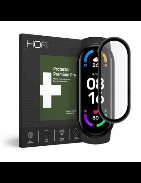 Hofi Hybrid Glass Xiaomi Mi Band 6 Black
