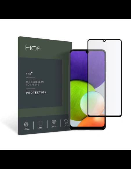 Edzett üveg Hofi Glass Pro+ Samsung Galaxy A22/M22 LTE Fekete