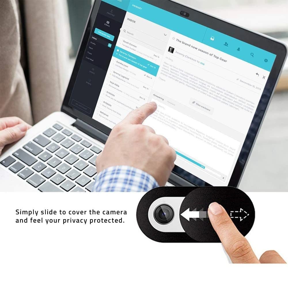 Kameraverschluss Hofi Slim Pro+ Webcam Cover Schwarz - 2