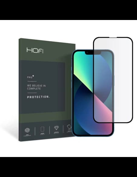 Gehärtetes Glas Hofi Glass Pro+ Apple iPhone 13 Pro Max Schwarz
