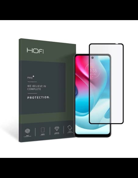 Edzett üveg Hofi Glass Pro+ Motorola Moto G60s Fekete