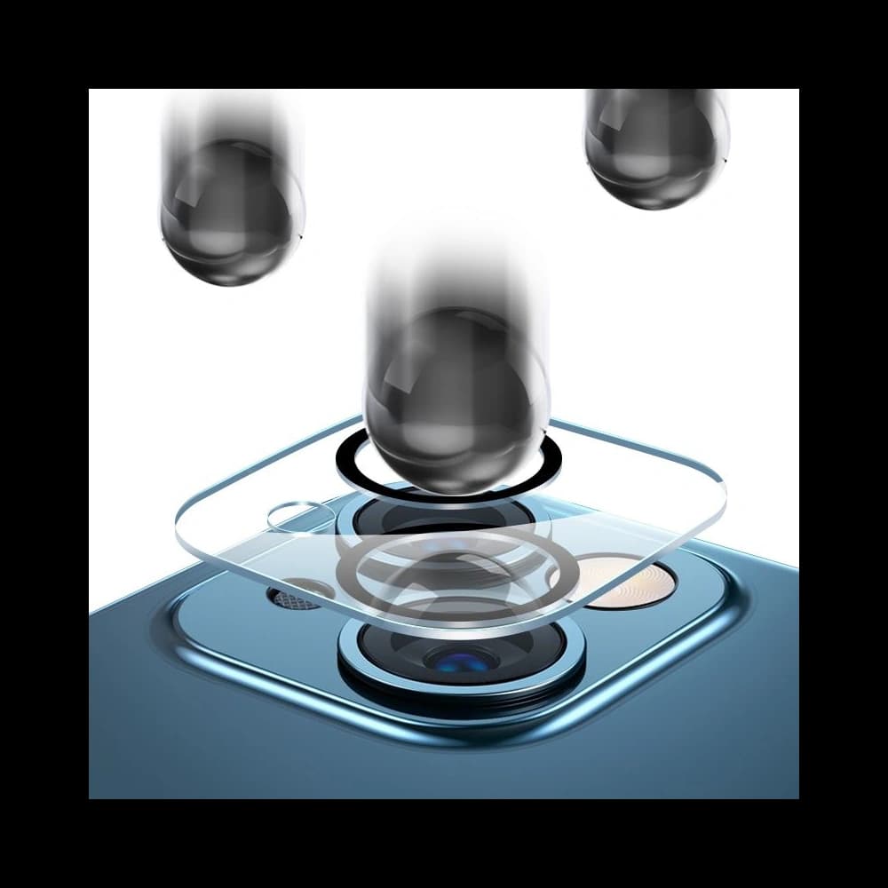 Sklo na objektiv fotoaparátu Hofi Cam Pro+ Apple iPhone 13 Pro/13 Pro Max Clear - 3