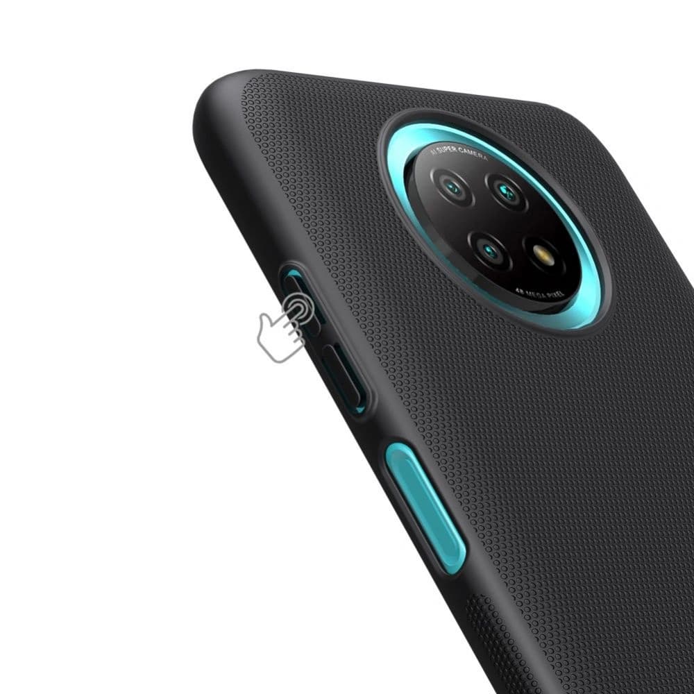 Case Nillkin Frosted Shield Redmi Note 9T 5G Schwarz - 4