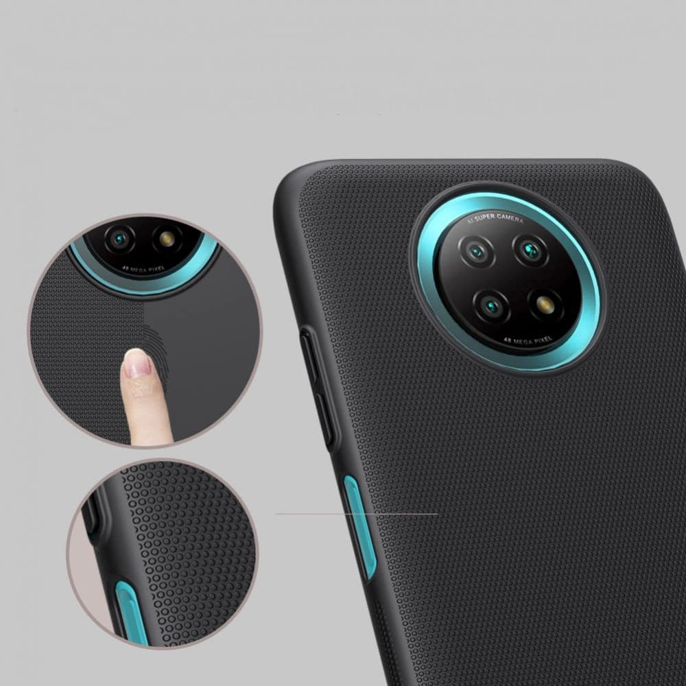 Case Nillkin Frosted Shield Redmi Note 9T 5G Schwarz - 5