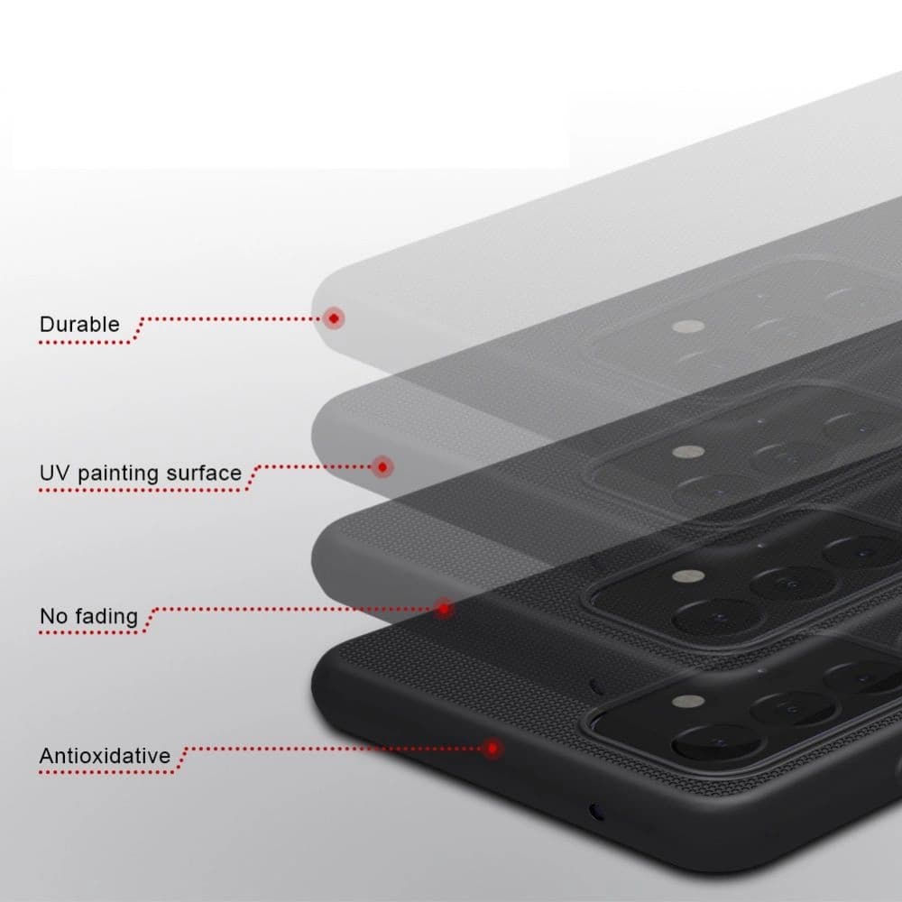 Etui Nillkin Frosted Shield Samsung Galaxy A72 Černé - 9