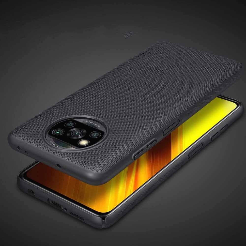 Etui Nillkin Frosted Shield POCO X3 Pro/X3 NFC Fekete - 5