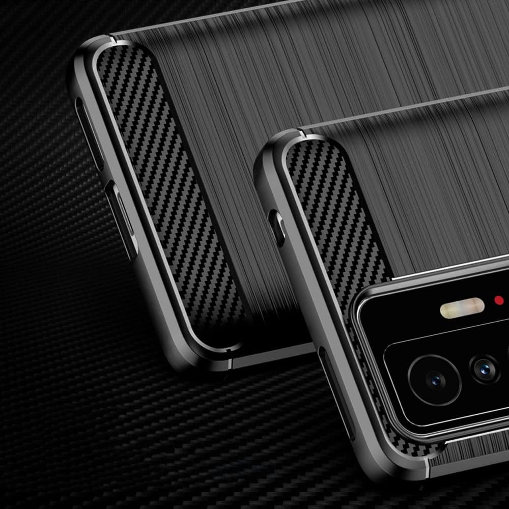 Case Tech-Protect TPUCarbon Xiaomi 11T/Pro Schwarz - 3