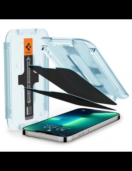 Szkło hartowane Spigen GLAS.tR ez Fit Apple iPhone 14/13/13 Pro Privacy [2 PACK]