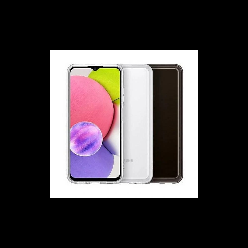 Etui Samsung Galaxy A03s EF-QA038TT Soft Clear Cover Transparent - 5