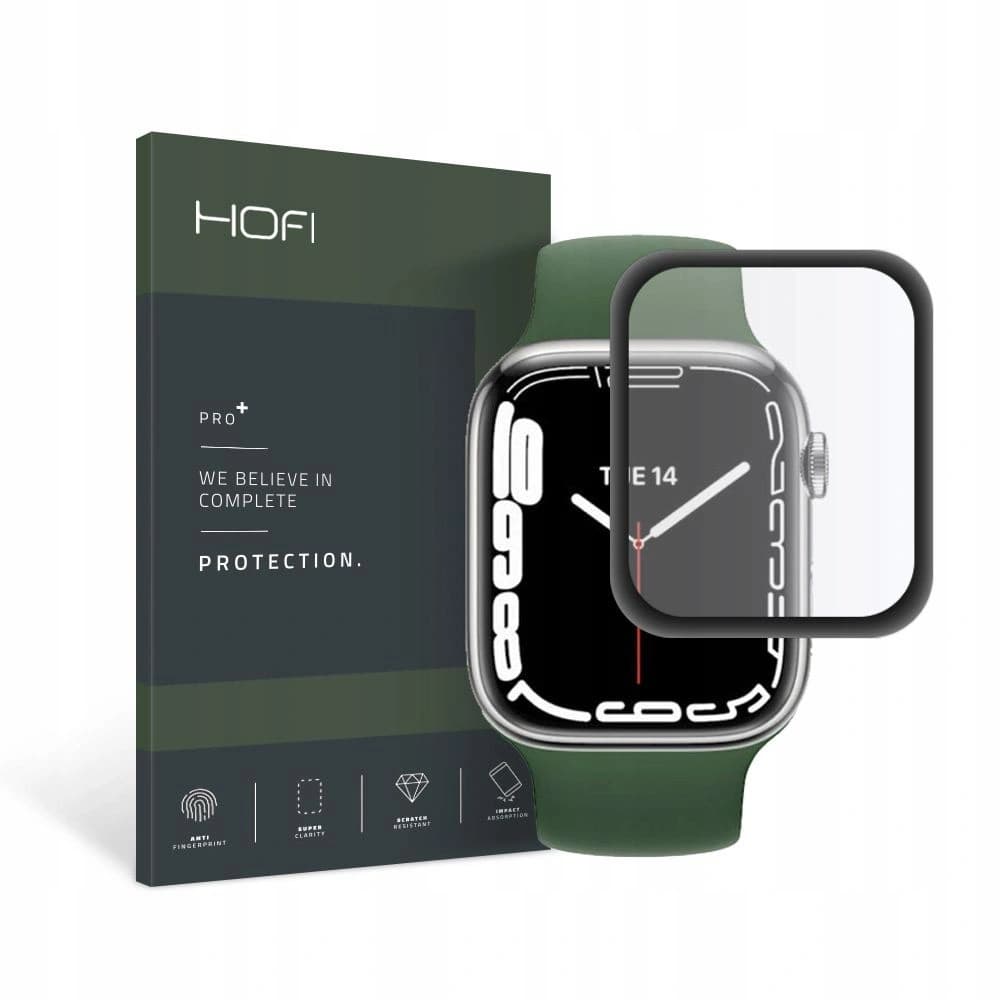 Hybrid glass Hofi Hybrid Pro+ Apple Watch 4/5/6/7/SE/8/9 40/41mm Black - 1