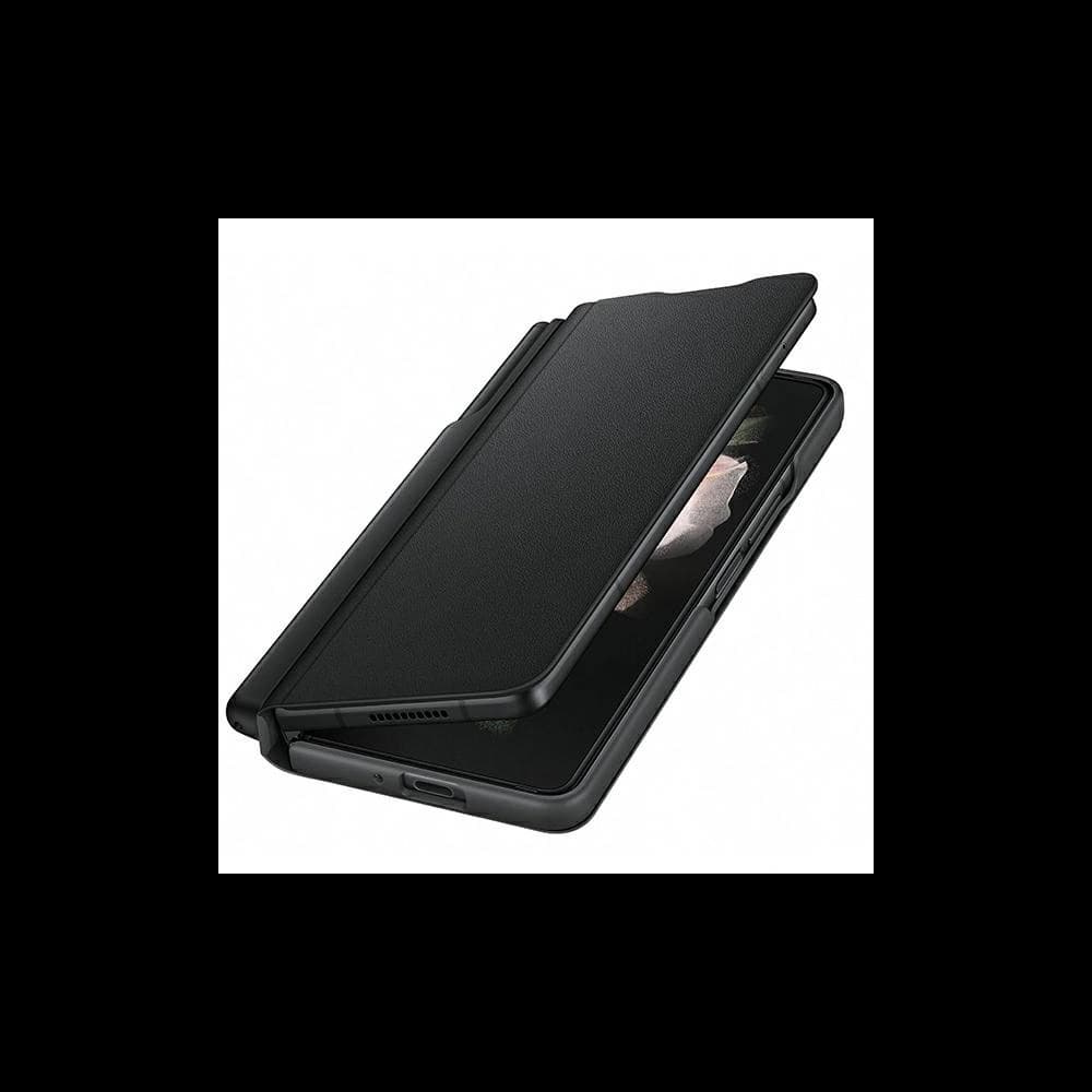 Case Samsung Galaxy Z Fold 3 EF-FF92PCBEGEE schwarz/black Leder Flip Cover mit Stift - 3
