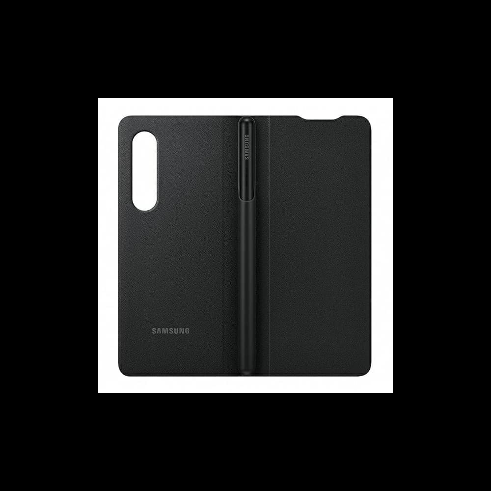 Case Samsung Galaxy Z Fold 3 EF-FF92PCBEGEE schwarz/black Leder Flip Cover mit Stift - 5