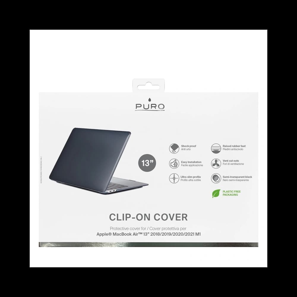Etui PURO Clip On Apple MacBook Air 13 (2018-2023) (fekete) - 5