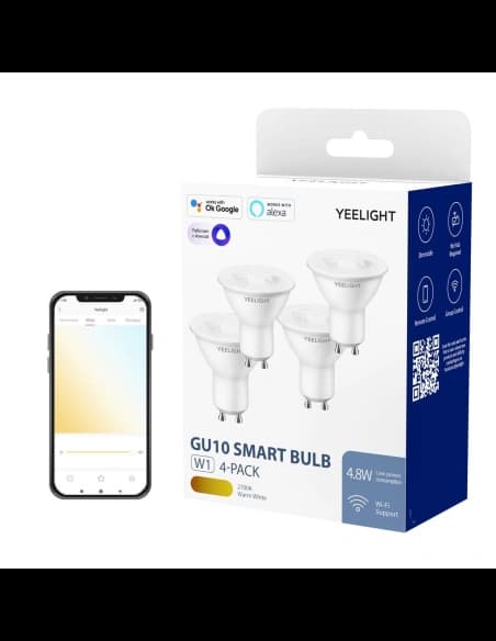 Inteligentní žárovka Yeelight W1 GU10 (stmívatelná) 4ks