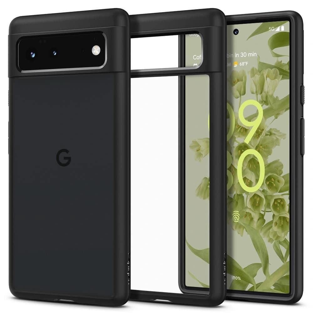 Spigen Hülle Ultra Hybrid Google Pixel 6 Mattschwarz - 1