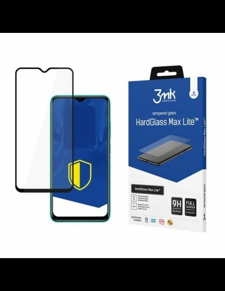 Edzett üveg 3MK HardGlass Max Lite Redmi 9T fekete