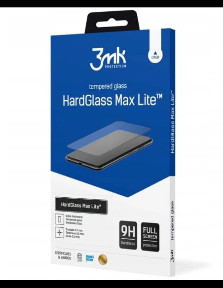 3MK HardGlass Max Lite Realme GT Master black