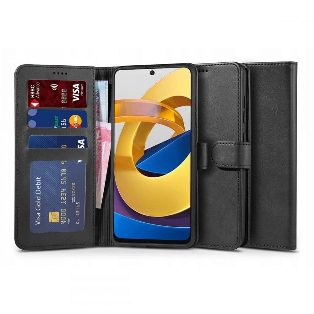 Etui Tech-Protect Wallet Redmi Note 11S 5G/POCO M4 Pro 5G Negru - 1