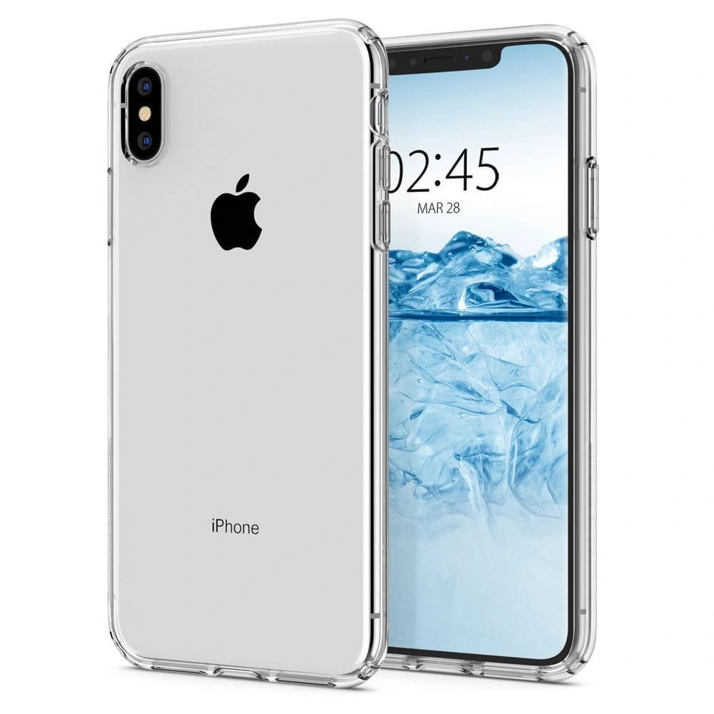 Etui Spigen Liquid Crystal Apple iPhone XS/X Áttetsző - 1
