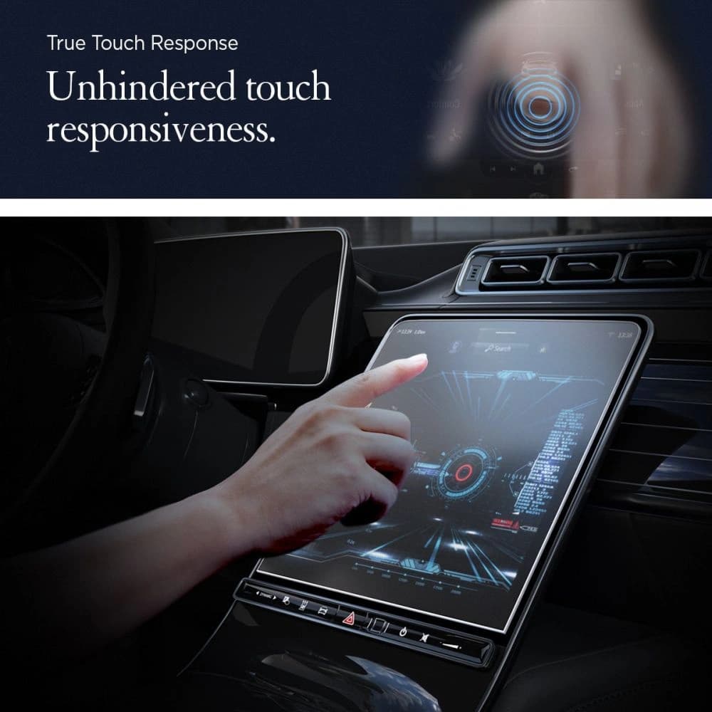 Hőkezelt üveg Spigen GLAS.tR ez Fit Mercedes S-Class 2021 - 11