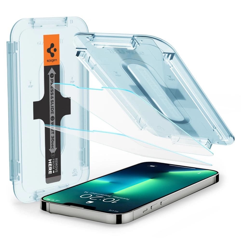 Spigen GLAS.tR ez Fit Apple iPhone 14/13/13 Pro [2 PACK] - 1