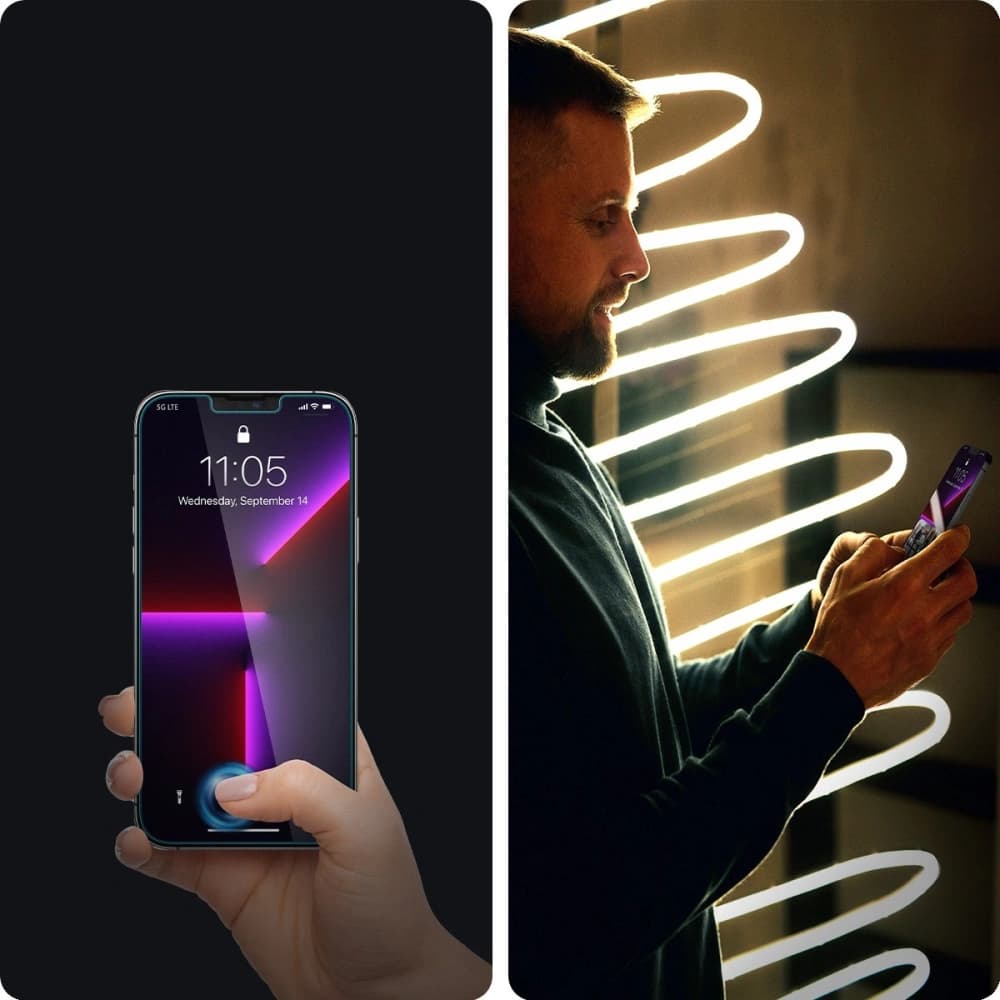 Sticlă securizată Spigen GLAS.tR ez Fit Apple iPhone iPhone 14 Plus / 15 Plus [2 PACK] - 2