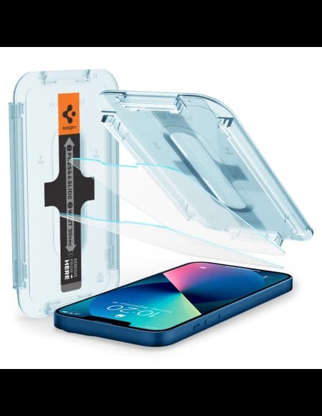 Gehärtetes Glas Spigen GLAS.tR ez Fit Apple iPhone 13 mini [2 PACK]