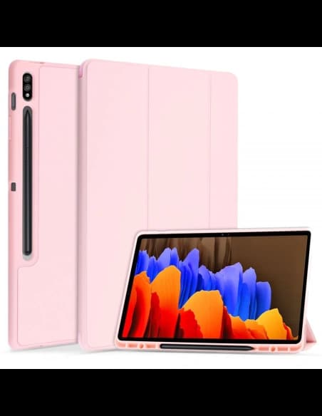 Tech-Protect Samsung Tasche Sc Pen Galaxy Tab S7 FE 5G 12.4 Rosa