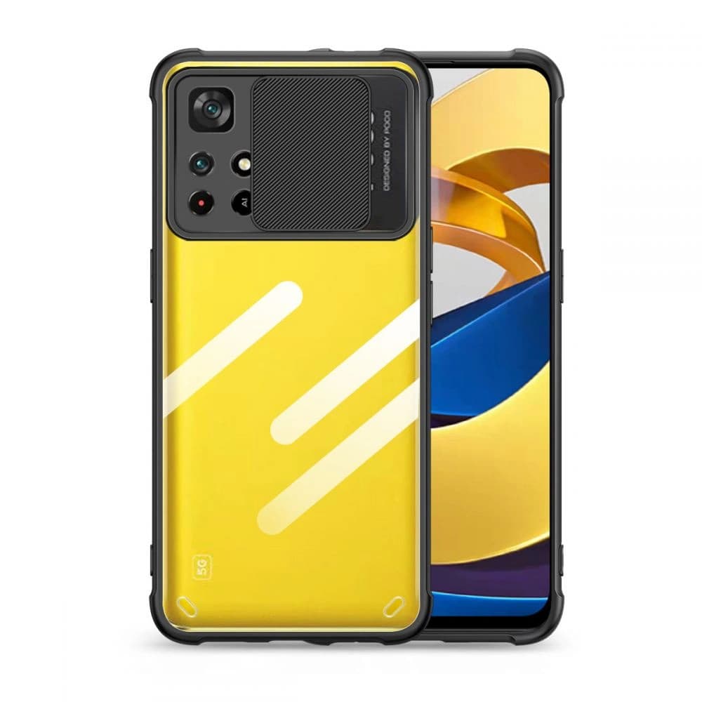 Etui Tech-Protect Camshield Redmi Note 11S 5G/POCO M4 Pro 5G Negru - 1