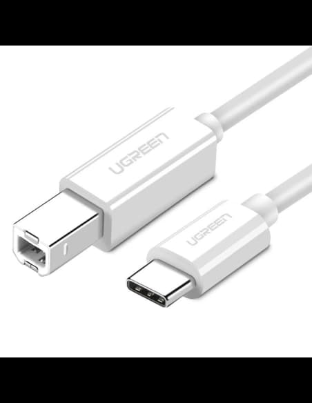 1.5m USB 2.0 C-B UGREEN US241 Druckerkabel (weiß)