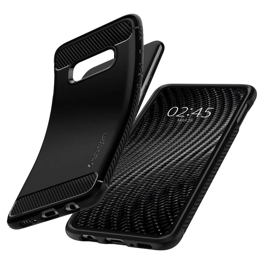 Etui Spigen Rugged Armor Samsung Galaxy S10e Matná Černá - 6