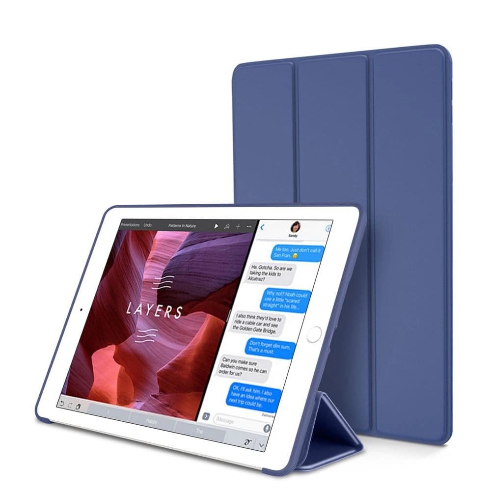 Tech-Protect Apple Tasche Smartcase iPad Air 9.7 2014 (2. Generation) Marineblau - 1