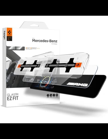 Edzett üveg Spigen GLAS.tR ez Fit Mercedes E-Class 2020/2021