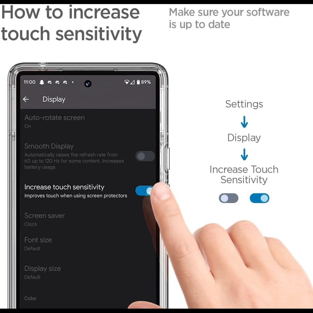 Fólia Spigen Neo Flex Google Pixel 6 Pro [2 PACK] - 11