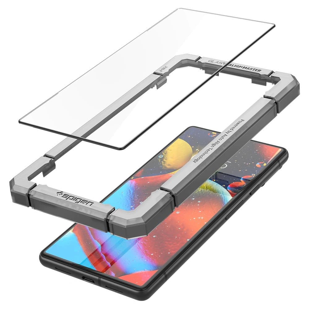 Sticlă termorezistentă Spigen GLAS.tR Slim AlignMaster Google Pixel 6 Negru - 4