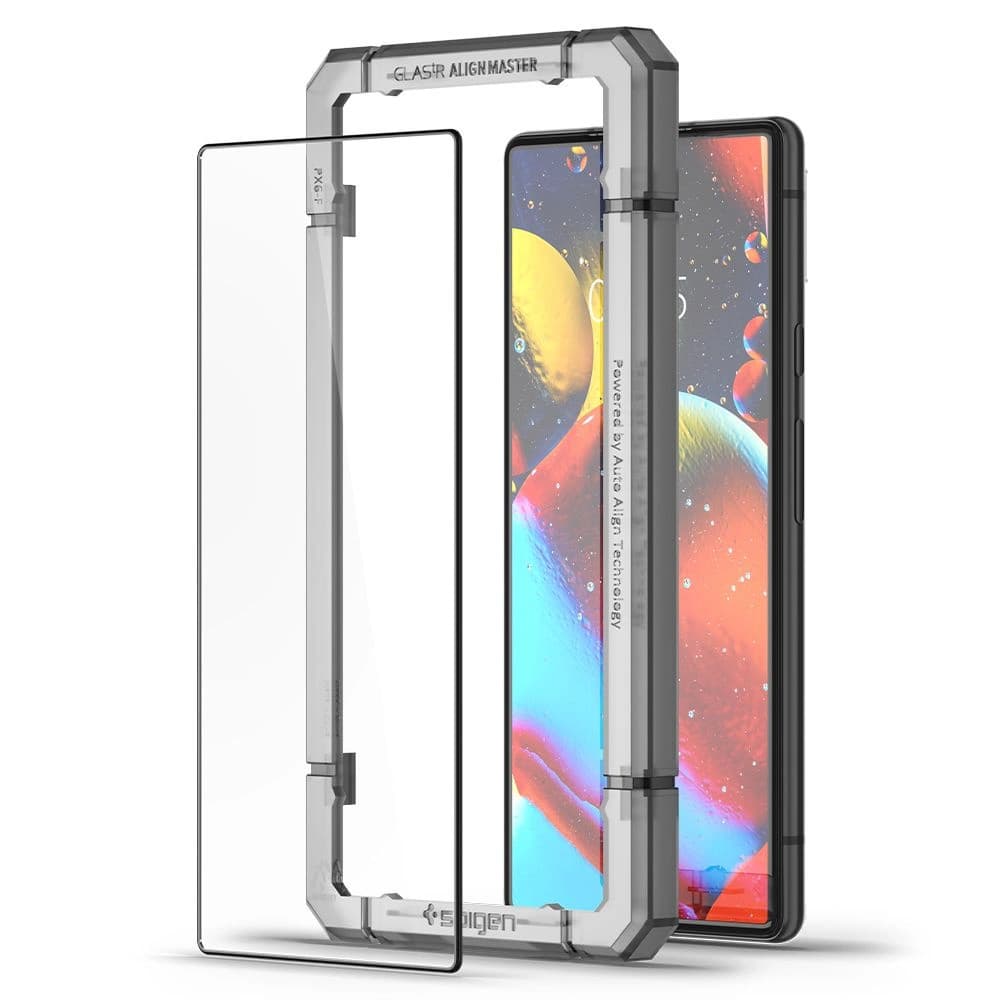 Sticlă termorezistentă Spigen GLAS.tR Slim AlignMaster Google Pixel 6 Negru - 6