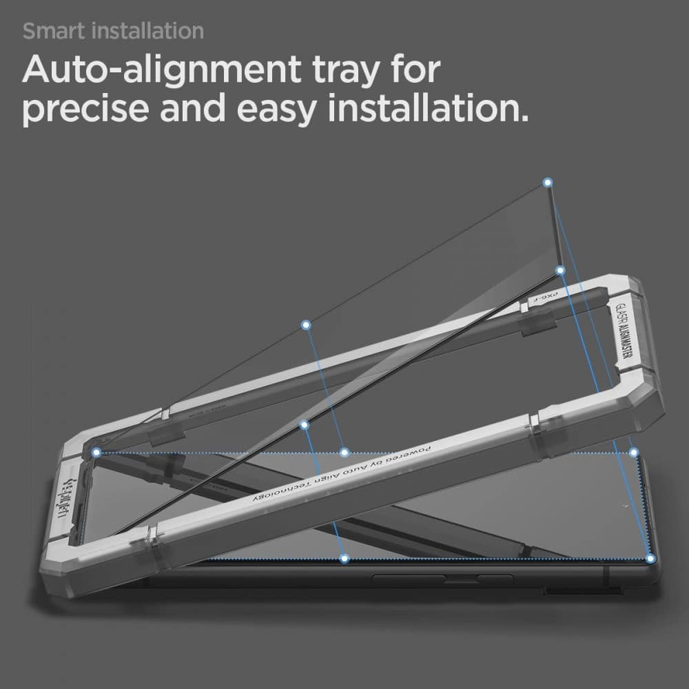 Sticlă termorezistentă Spigen GLAS.tR Slim AlignMaster Google Pixel 6 Negru - 7