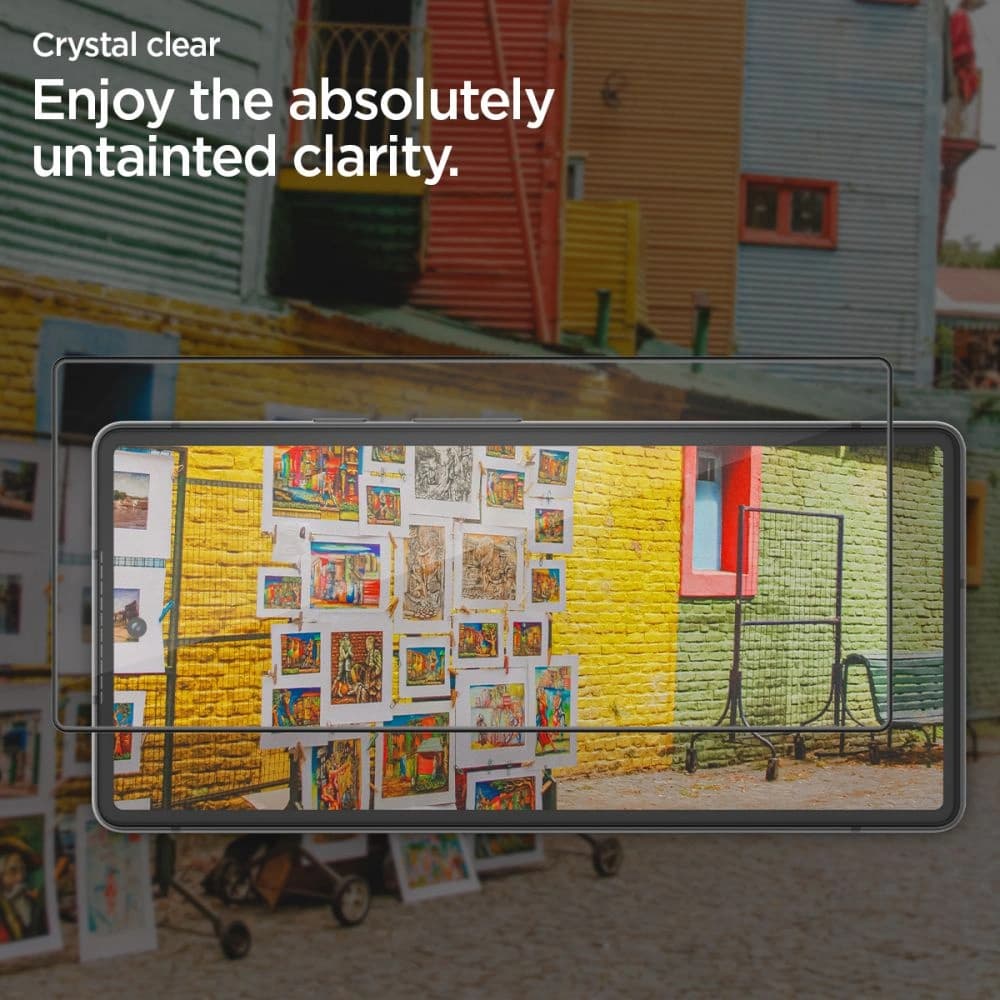 Sticlă termorezistentă Spigen GLAS.tR Slim AlignMaster Google Pixel 6 Negru - 10