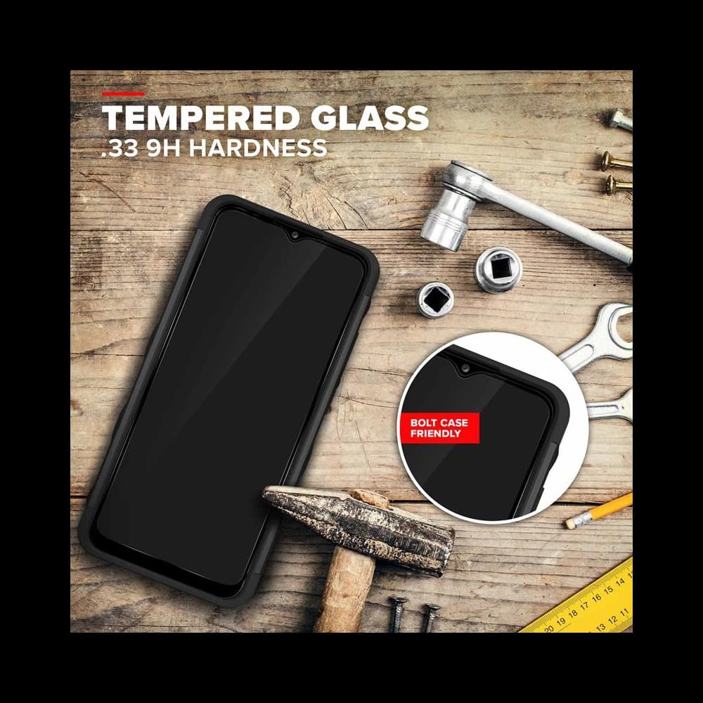 Samsung ZIZO BOLT Series Gehäuse Galaxy A02S + Glas (schwarz) - 3