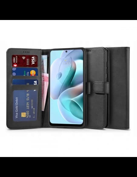 Etui Tech-Protect Wallet Motorola Moto G31/G41 Fekete