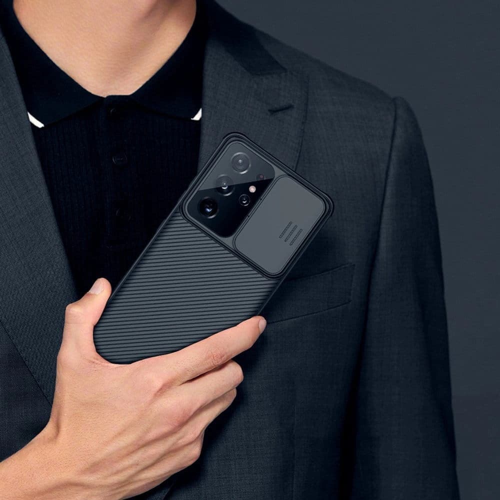 Etui Nillkin CamShield Pro Samsung Galaxy S21 Ultra Negru - 3