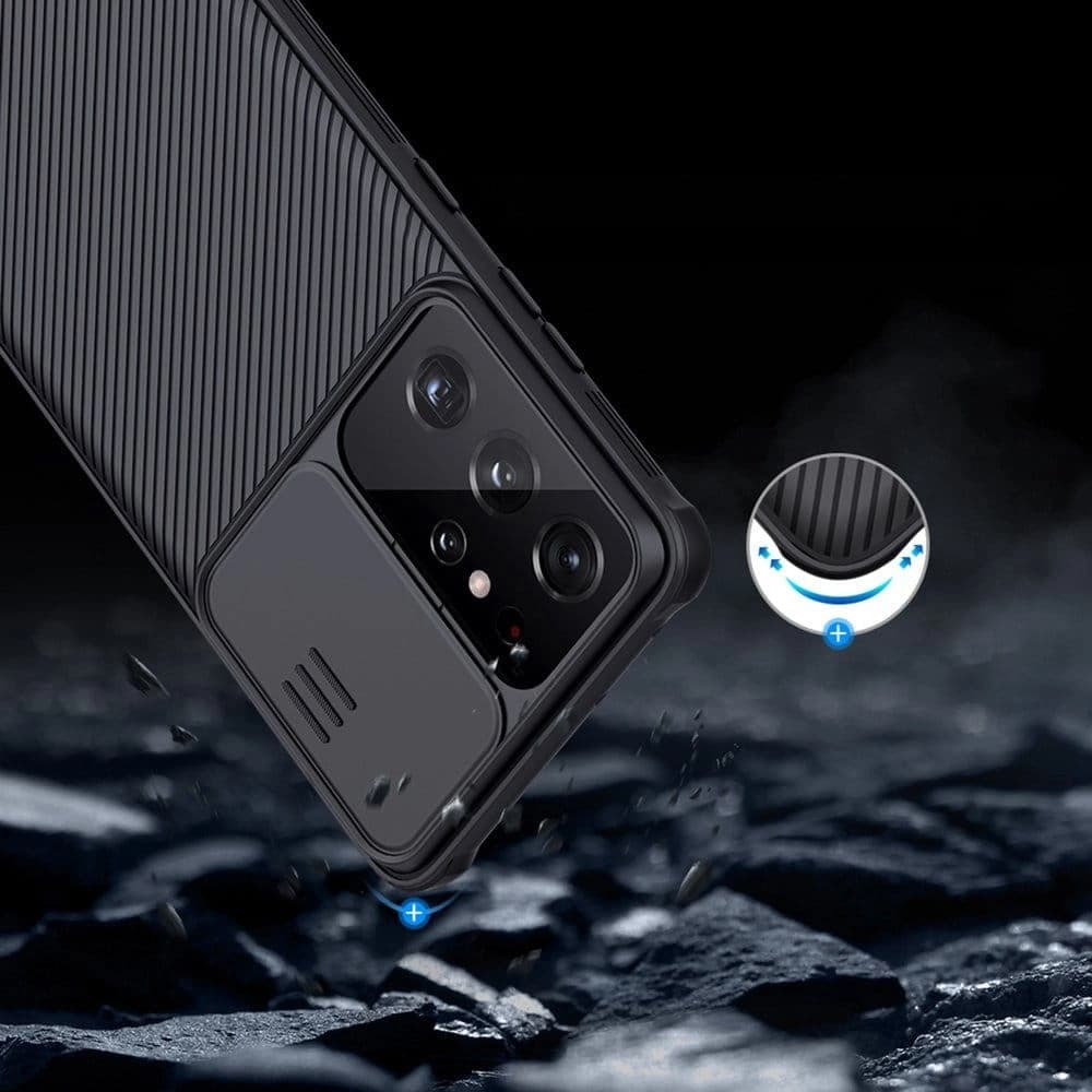 Etui Nillkin CamShield Pro Samsung Galaxy S21 Ultra Negru - 6