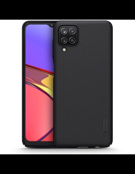 Etui Nillkin Super Frosted Shield Samsung Galaxy A12 Fekete