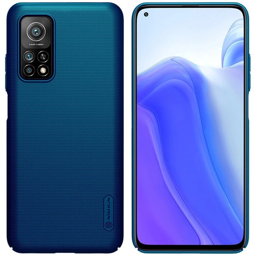 Nillkin Super Frosted Shield Xiaomi Mi 10T 5G/Pro Peacock Blue - 1