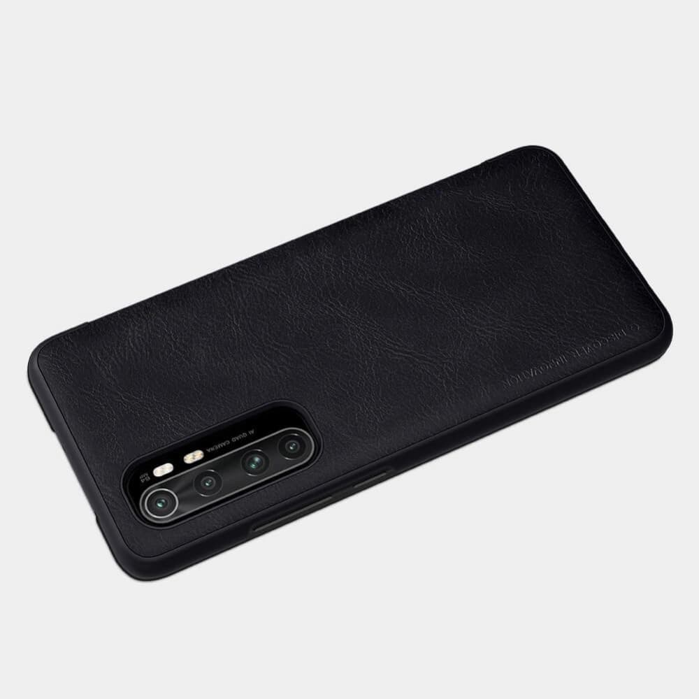 Etui Nillkin QIN Xiaomi Mi Note 10 Lite Fekete - 5