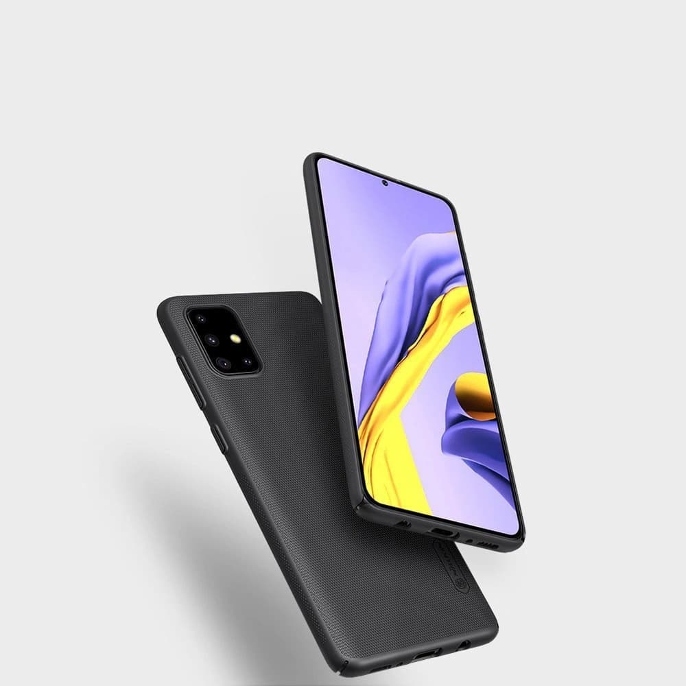 Nillkin Samsung Tasche Super Frosted Shield Galaxy A71 Schwarz - 5